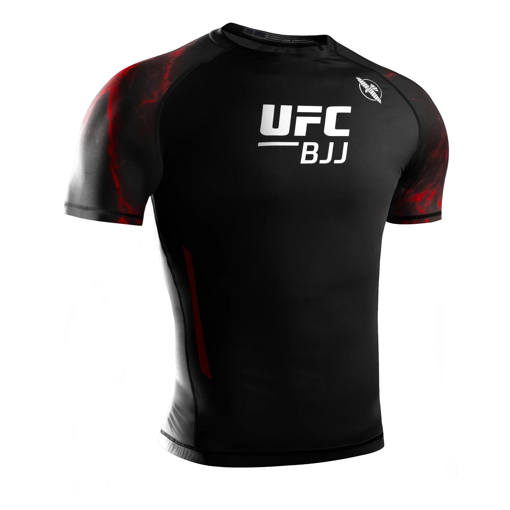 UFC BJJ Men’s Short Sleeve Rash Guard - Image 2